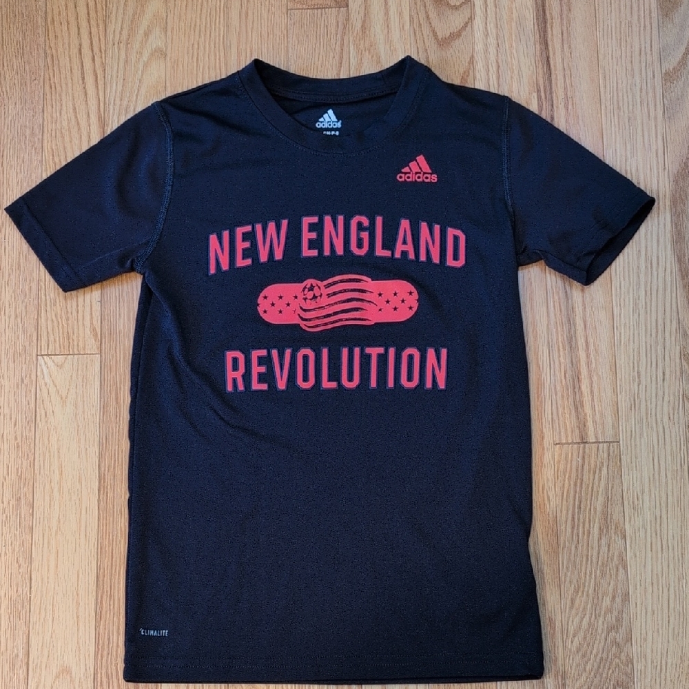 New England Revolution Soccer Shirt Youth Small, Excellent Condition, Adidas
